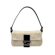 Fendi Vintage Pre-owned Canvas fendi-vskor White, Dam