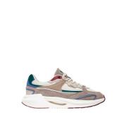 D.a.t.e. Beige Casual Chic Sneakers Vela Färgad Multicolor, Herr