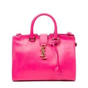 Yves Saint Laurent Vintage Pre-owned Laeder handvskor Pink, Dam