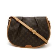 Louis Vuitton Vintage Pre-owned Tyg louis-vuitton-vskor Brown, Dam