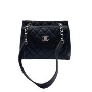 Chanel Vintage Pre-owned Laeder chanel-vskor Black, Dam