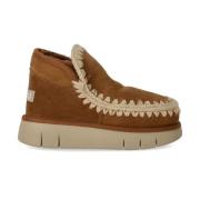 Mou Cognac Bounce Sneaker med Ullsöm Brown, Dam