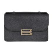 Victoria Beckham Mini Topp Handtag Spänne Väska Black, Dam