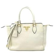 Prada Vintage Pre-owned Laeder prada-vskor White, Dam