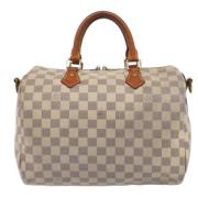 Louis Vuitton Vintage Pre-owned Canvas louis-vuitton-vskor White, Dam