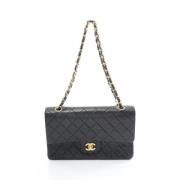 Chanel Vintage Pre-owned Laeder crossbodyvskor Black, Dam