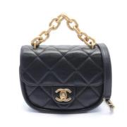 Chanel Vintage Pre-owned Laeder chanel-vskor Black, Dam