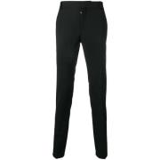 Balmain Svart Satin Piping Sweatpants Black, Herr