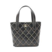 Chanel Vintage Pre-owned Laeder chanel-vskor Black, Dam