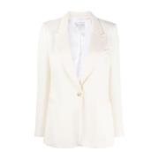 Forte Forte Elegant Beige Ull Blazer Beige, Dam