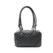 Chanel Vintage Pre-owned Laeder axelremsvskor Black, Dam