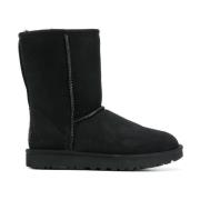 UGG Svarta Mocka Ankelboots Black, Dam