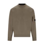 C.p. Company Diagonal Upphöjd Valnöt Sweatshirt Brown, Herr