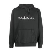 Polo Ralph Lauren Svart Casual Långärmad Hoodie Black, Herr