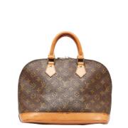 Louis Vuitton Vintage Pre-owned Canvas handvskor Brown, Dam