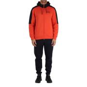 Emporio Armani EA7 Sportig huvtröja och byxset Orange, Herr