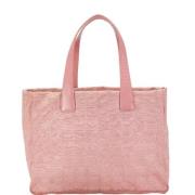 Chanel Vintage Pre-owned Canvas chanel-vskor Pink, Dam