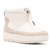 Tommy Hilfiger Snowboot Ankelboots i vitt mocka White, Dam