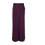 Simkhai Elegant Lila Wide Leg Byxor Purple, Dam