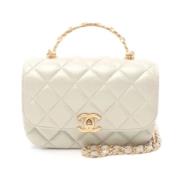 Chanel Vintage Pre-owned Laeder chanel-vskor Gray, Dam