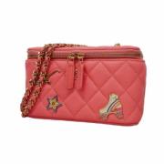 Chanel Vintage Pre-owned Laeder chanel-vskor Pink, Dam