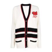 Sonia Rykiel Vit Ull Casual Cardigan White, Dam