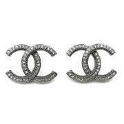 Chanel Vintage Pre-owned Metall chanel-smycken Gray, Dam