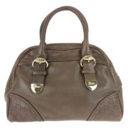 Gucci Vintage Pre-owned Laeder handvskor Brown, Dam