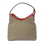 Gucci Vintage Pre-owned Tyg axelremsvskor Beige, Dam