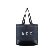 A.p.c. Marinblå Toteväska - En Storlek Blue, Dam