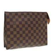 Louis Vuitton Vintage Pre-owned Canvas necessrer Brown, Dam