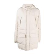 Eleventy Beige Puffer & Down Jacket Beige, Herr