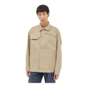 Dickies Twill Eisenhower Jacka Logo Brodyr Beige, Herr