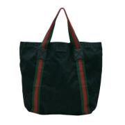 Gucci Vintage Pre-owned Canvas totevskor Black, Dam