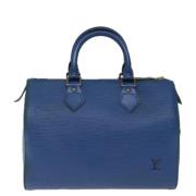 Louis Vuitton Vintage Pre-owned Laeder louis-vuitton-vskor Blue, Dam