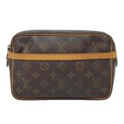 Louis Vuitton Vintage Pre-owned Canvas kuvertvskor Brown, Dam