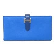 Hermès Vintage Pre-owned Laeder plnbcker Blue, Dam