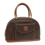 Celine Vintage Pre-owned Canvas handvskor Brown, Dam