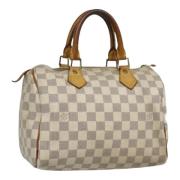 Louis Vuitton Vintage Pre-owned Canvas handvskor White, Dam