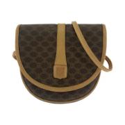 Celine Vintage Pre-owned Canvas crossbodyvskor Brown, Dam