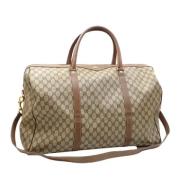 Gucci Vintage Pre-owned Canvas resvskor Beige, Dam