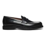 Sebago Handgjorda borstade läderloafer Black, Herr