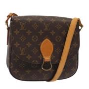 Louis Vuitton Vintage Pre-owned Canvas louis-vuitton-vskor Brown, Dam