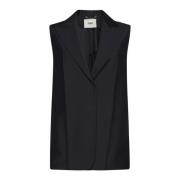 Fendi Svart Topp Elegant Stil Black, Dam