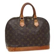 Louis Vuitton Vintage Pre-owned Canvas handvskor Brown, Dam