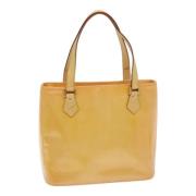 Louis Vuitton Vintage Pre-owned Laeder handvskor Beige, Dam