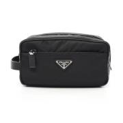 Prada Vintage Pre-owned Nylon prada-vskor Black, Dam