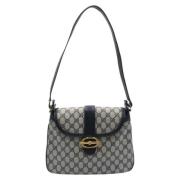 Gucci Vintage Pre-owned Canvas crossbodyvskor Blue, Dam