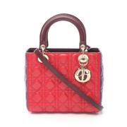 Dior Vintage Pre-owned Laeder dior-vskor Red, Dam