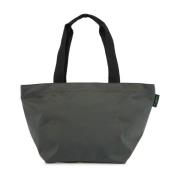 Hervé Chapelier Färgblock Nylon Toteväska Green, Dam